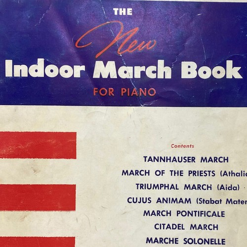 Vintage 1950 indoor march - march, book