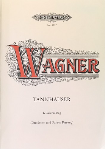Wagner tannhauser peters - tannhauser, "