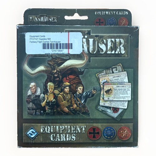 Tannhauser equipment cards - equipment,