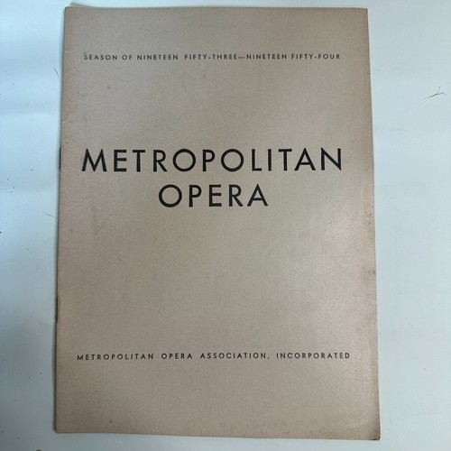 Metropolitan opera - metropolitan,